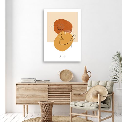 Obraz na płótnie, Kształty i linie boho 80x120 na Arena.pl