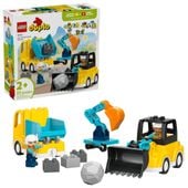 LEGO DUPLO 10475 Maszyny Budowlane 3w1 Klocki Ciężarówka Koparka 2+