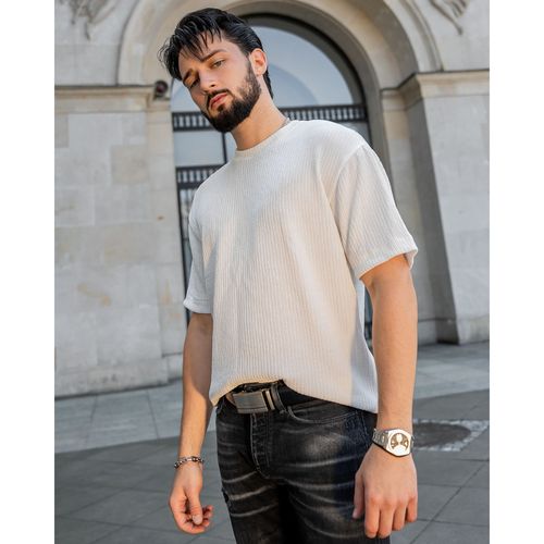 elegancki pasek męski z klamrą automatyczną wykonany - peterson 95 na Arena.pl