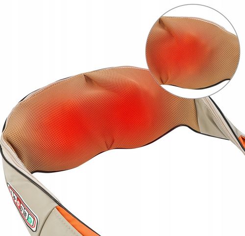 MASAŻER DO KARKU SZYI PLECÓW KRĘGOSŁUPA NÓG PAS MASUJĄCY SHIATSU KARK na Arena.pl