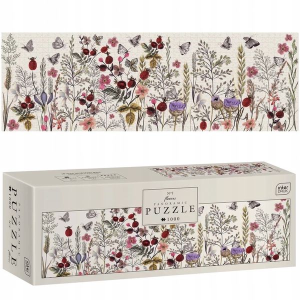 Interdruk Puzzle panoramiczne 1000 Flowers 1 zdjęcie 4