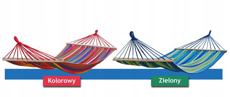 POTENZA Stelaż GRANDE + Hamak ROMA XL Ecru Poprzeczka zdjęcie 15