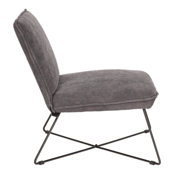 Fotel Moana szary sztruks zdjęcie 4