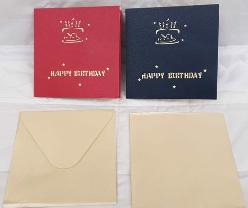 Kartka Urodzinowa 3D Z Kopertą Pop Up 2Szt 15X15 na Arena.pl