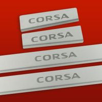 Listwa progowa OPEL/VAUXHALL CORSA E Stal nierdzewna 304 mat 4szt