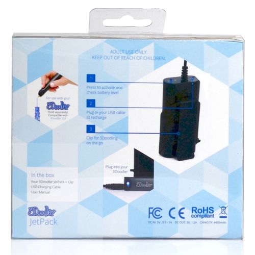 Jet Pack, bateria dla 3Doodler Create i Pro, 3DR2JET na Arena.pl