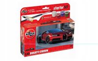 Model do sklejania Bugatti Chiron Zestaw Starter Set Farby Pędzel Airfix
