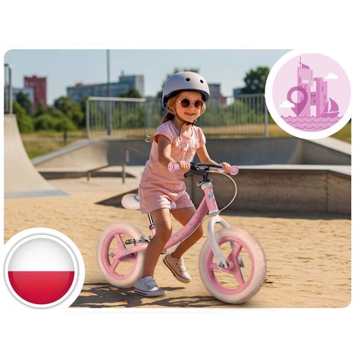 Rowerek biegowy dla dzieci Ricokids Fun Adventure na Arena.pl