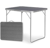 Stolik turystyczny stół składany ogrodowy walizka   80x60x70 cm grafitowy