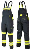 SPODNIE ROBOCZE OGRODNICZKI VIS mocne dużo kieszeni ODBLASK