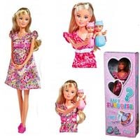 LALKA STEFFI W CIĄŻY Z NIESPODZIANKĄ + AKCESORIA 29 cm SIMBA