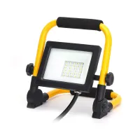Przenośna lampa robocza LED 20W 6500K z podstawką i kablem 1,8m do warsztatu
