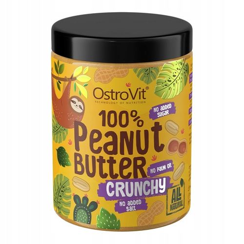 OstroVit Peanut Butter 3 x 1000 g MASŁO ORZECHOWE CRUNCHY na Arena.pl