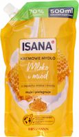 ISANA MYDŁO W PŁYNIE MLEKO I MIÓD ZAPAS 500 ML