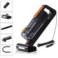 ODKURZACZ SAMOCHODOWY BEZWORKOWY HEPA TURBOSZCZOTKA 12V 4500Pa KOŃCÓWKI MOC