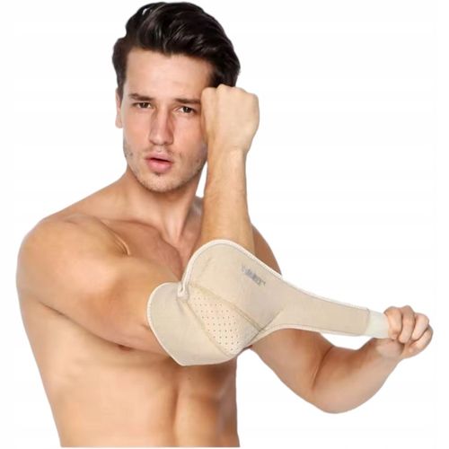 ORTEZA OPASKA ŚCIĄGACZ STABILIZATOR ŁOKCIA ŁOKIEĆ TENISISTY GOLFISTY na Arena.pl