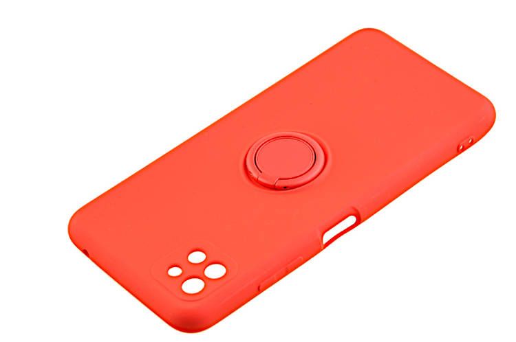 Etui Pastel Ring do Samsung Galaxy A22 5G czerwony zdjęcie 5