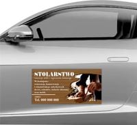 MAGNES NA SAMOCHÓD AUTO MAGNETYCZNA REKLAMA 60X30 stolarstwo