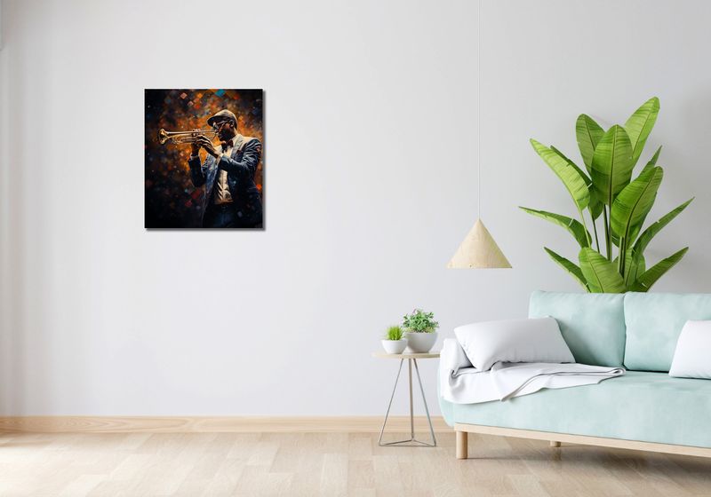 Obraz 50x60cm Symfonia na Trąbce zdjęcie 2