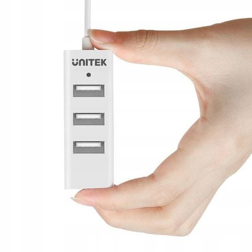 Adapter Unitek HUB 4xUSB 2.0 mini biały na Arena.pl