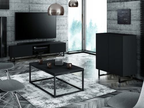 KOMODA INDUSTRIALNA LOFT 80 2D DĄB ARTISAN / MAT na Arena.pl