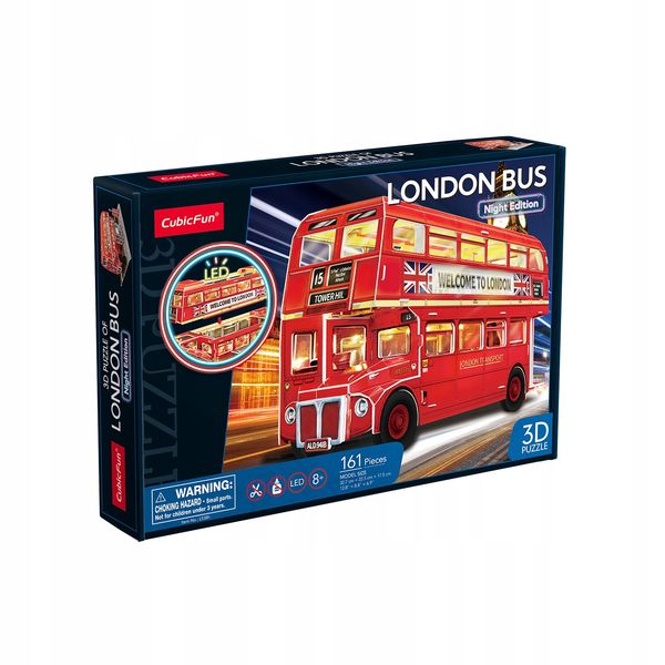 Cubic Fun Puzzle 3D Londyński Autobus 5386 zdjęcie 2