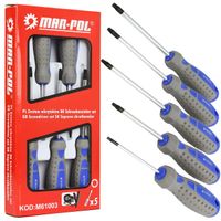 ZESTAW WKRĘTAKÓW 5PCS TORX