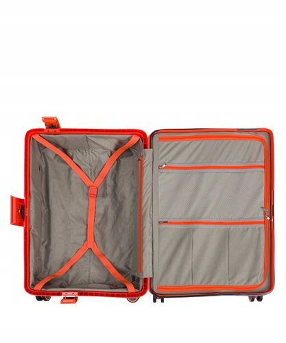 Walizka Średnia Podróżna Twarda Na Kółkach PUCCINI Pomarańczowa PP022B 9 na Arena.pl