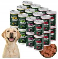 MOKRA KARMA DLA PSA GREEN NUTRITION 9,96KG KAWAŁKI MIĘSNE MIX SMAKÓW | x24