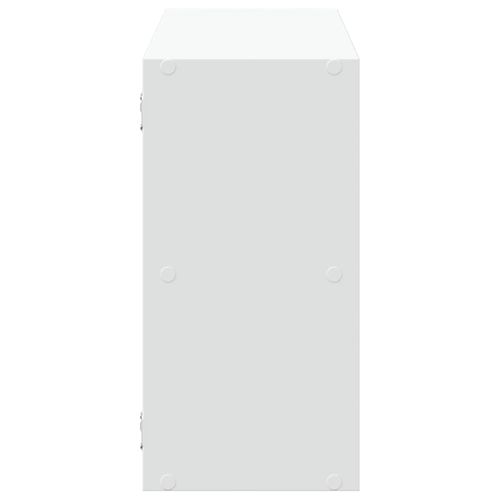 Półka ścienna, biała, 100x25x50 cm, materiał drewnopochodny na Arena.pl