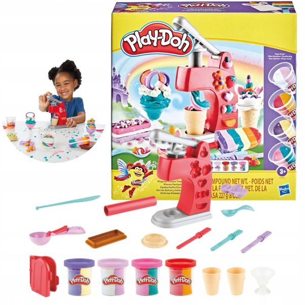 CIASTOLINA PLAY DOH MAGICZNA LODZIARNIA LODY unic zdjęcie 7