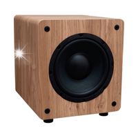 SUBWOOFER AKTYWNY TAGA HARMONY TSW-60 8" DO KINA DOMOWEGO DĄB OAK