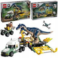 LEGO JURASSIC WORLD 76966 DINOMISJE: CIĘŻARÓWKA DO TRANSPORTU ALLOZAURA