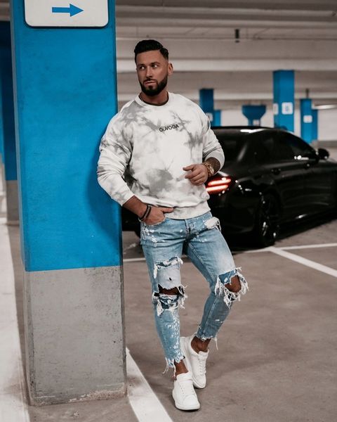 Bluza męska OLAVOGA COLM 2024 szara - UNI zdjęcie 3