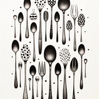 Plakat 70x70cm Narzędzia Smaku