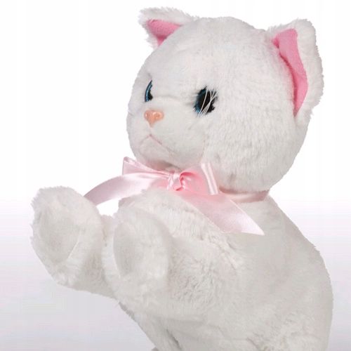 Interaktywny kotek reaguje na dźwięk i dotyk 6 funkcji miauczy siada śpiewa na Arena.pl