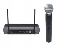 PROFESJONALNY MIKROFON BEZPRZEWODOWY ODBIORNIK 50m KARAOKE JACK 6.3 ZESTAW
