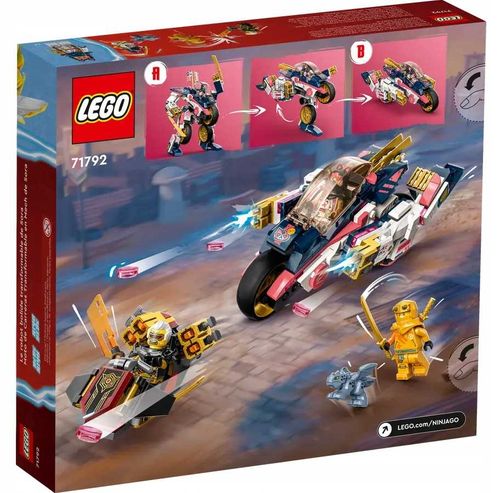71792 - lego ninjago - mech sory zmieniający się w motocykl wyścigowy na Arena.pl