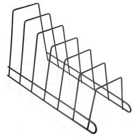 Stojak na Pokrywki Talerze Organizer Kuchenny do Szuflady Szafki Czarny