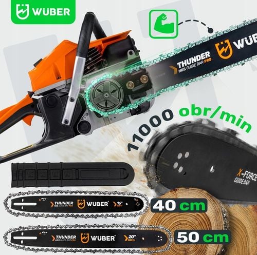 PIŁA SPALINOWA PILARKA DO DREWNA ŁAŃCUCHOWA 5,7KM +2 PROWAD +OLEJ +2x na Arena.pl