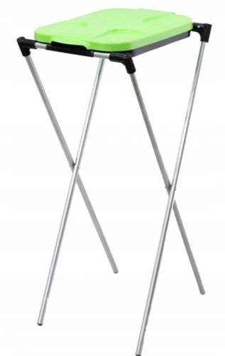 stojak do segregacji odpadów (1-stanowiskowy) zielony - drewmet na Arena.pl