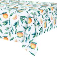 Obrus Kuchenny Ogrodowy na Stół Wodoodporny Plamoodporny Ozdobny 180x130 cm