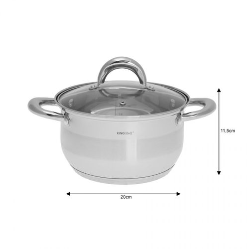 GARNKI KiNGHOFF SILVER 10 ELE KH-1096 na Arena.pl