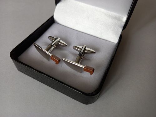 Spinki do mankietów wzór NOŻE na Arena.pl