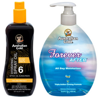Australian Gold SPF6 Olejek W Sprayu Ochronny + Forever After 400ml