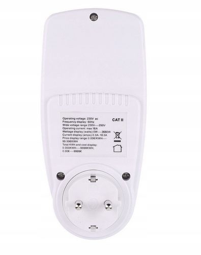 WATOMIERZ LICZNIK ENERGII MIERNIK ZUŻYCIA POBORU PRĄDU WOLTOMIERZ 2 na Arena.pl
