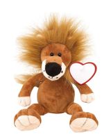 Lew pluszowy, FETZY, brązowy/biały