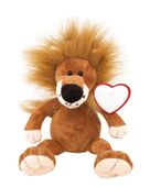Lew pluszowy, FETZY, brązowy/biały
