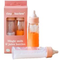 TINY HARLOW Zestaw magicznych butelek do karmienia lalek Mleko i Soczek