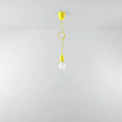 Lampa wisząca DIEGO 1 żółta na Arena.pl